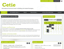 Tablet Screenshot of cetie.org